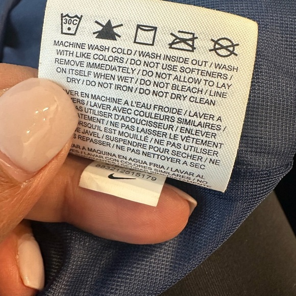 Nike Golf Navy Blue/Lime Green Storm Fit Athletic Jacket, XL - Picture 5 of 10